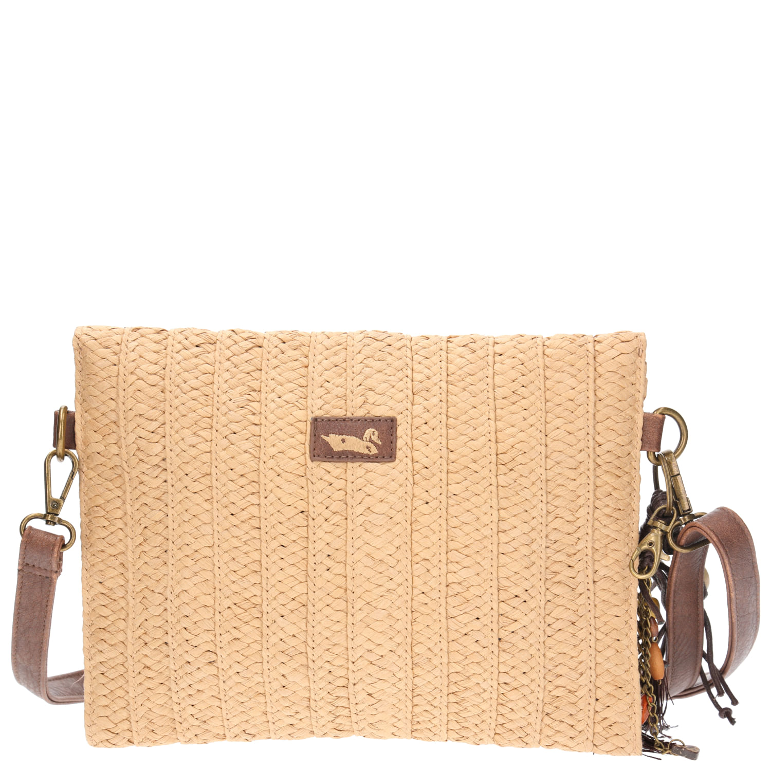 Cartera Mujer Ferro Cross Beige Rockford