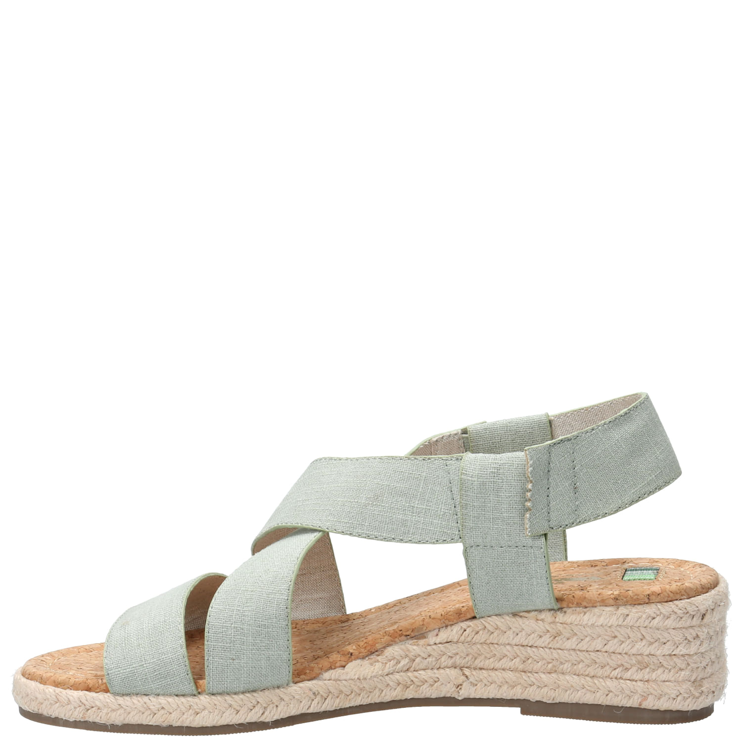 Sandalia Textil Mujer Pita Verde Rockford