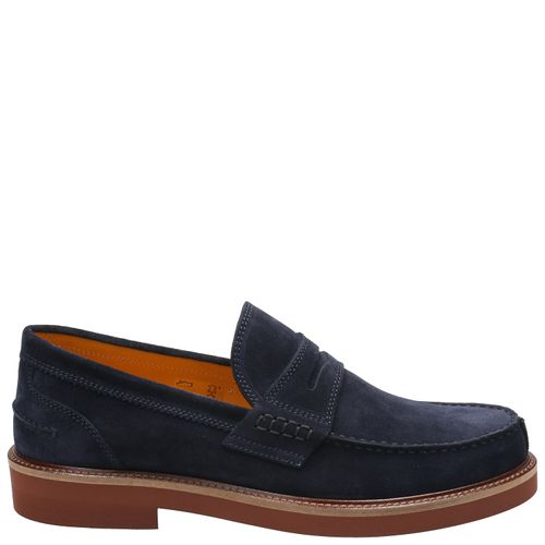 Mocasín Cuero Hombre Tiber Azul Rockford