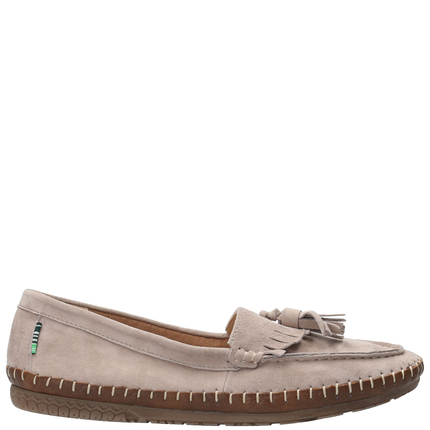 Mocasín Cuero Mujer Pavia Beige Rockford