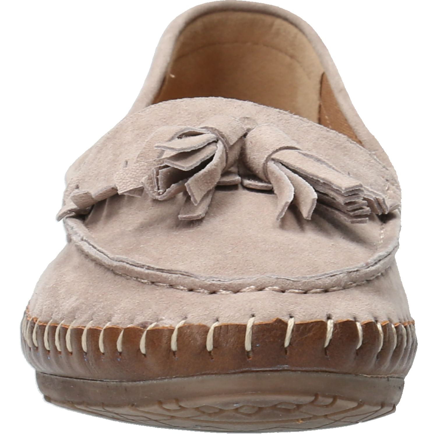 Mocasín Cuero Mujer Pavia Beige Rockford