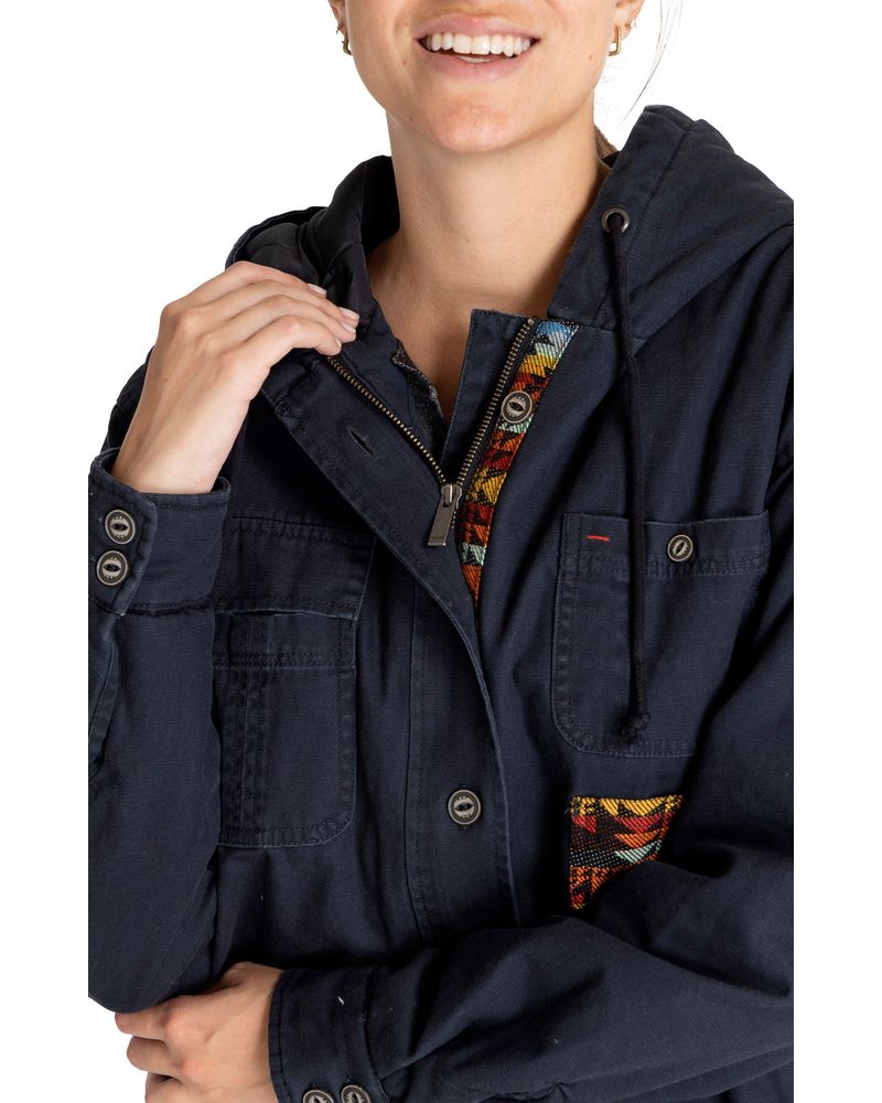 Regatta Chaqueta Mujer - Hooded Hillpack - Dusty Denim K16