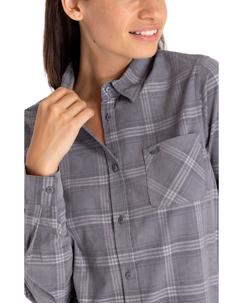 Blusa-Mujer-Lucia-Tartan-Algodon-Organico