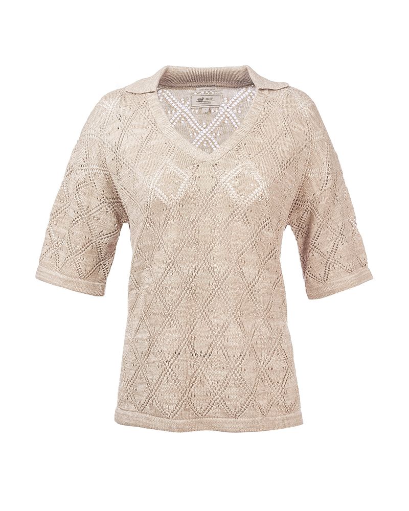 Polera-Algodon-Organico-Mujer-Caicos-Beige-Rockford
