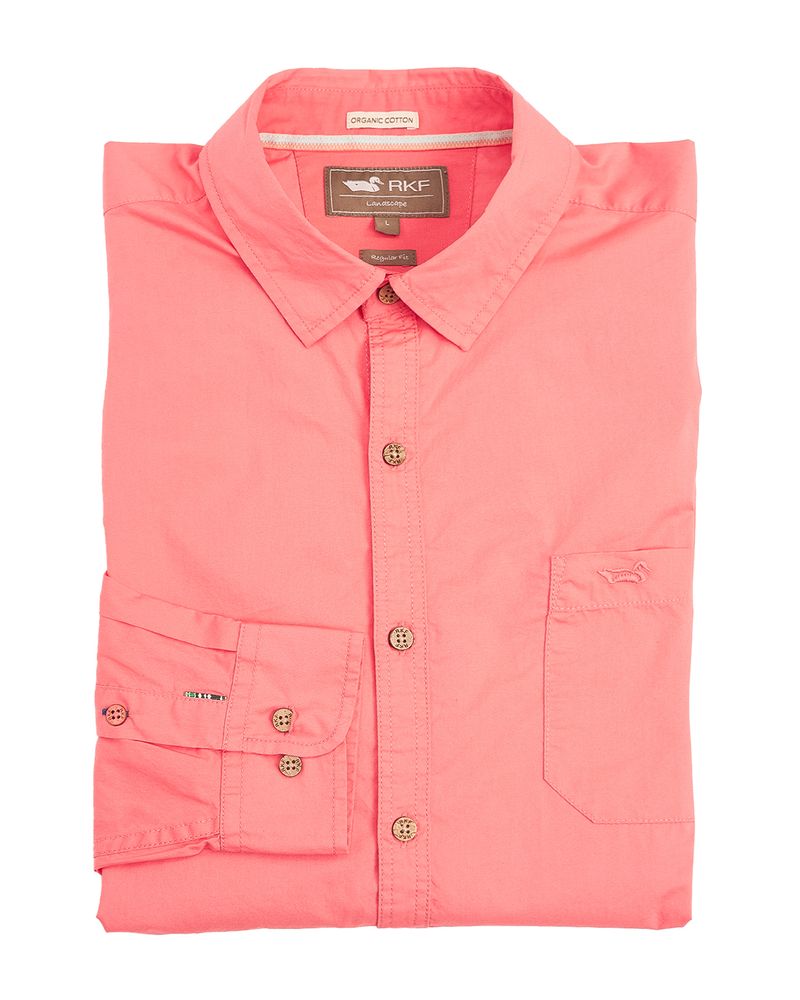 Camisa-Algodon-Organico-Hombre-Galiton-Coral-Rockford