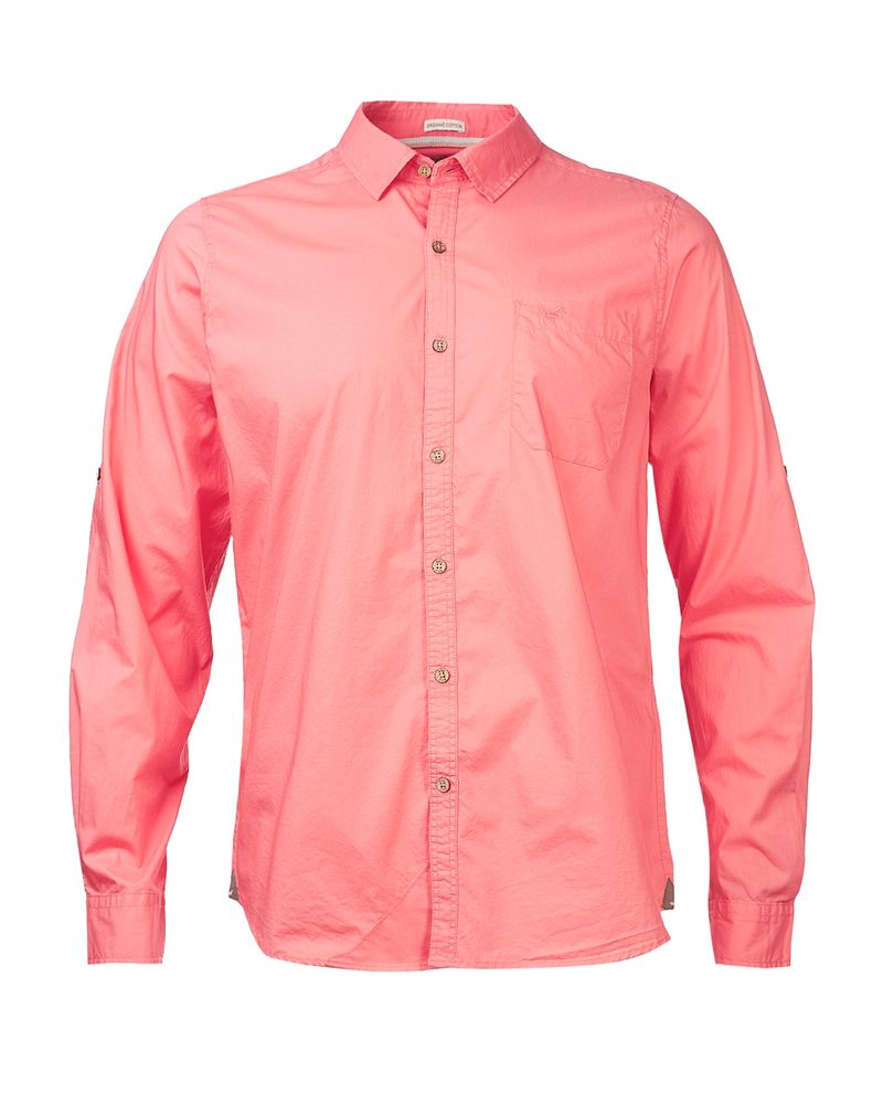 Camisa-Algodon-Organico-Hombre-Galiton-Coral-Rockford