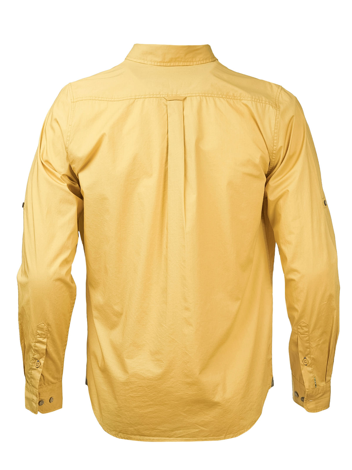 Camisa Algodón Orgánico Hombre Galiton Amarillo Rockford