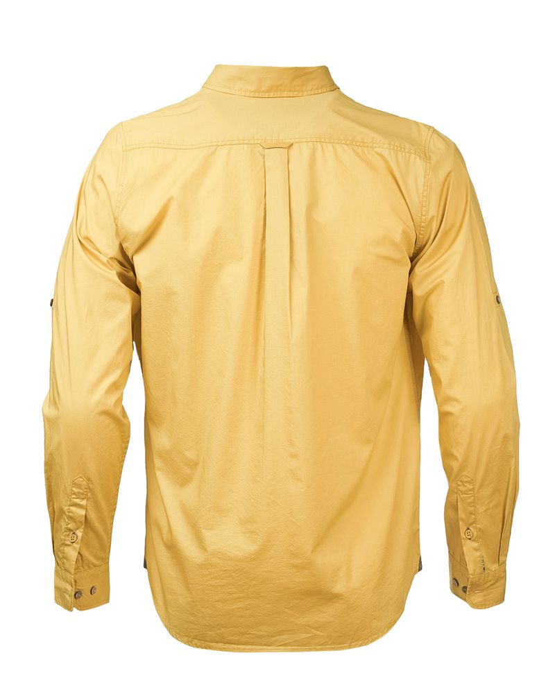 Camisa-Algodon-Organico-Hombre-Galiton-Amarillo-Rockford
