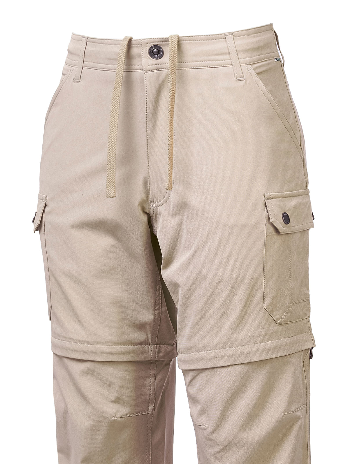 Pantalón Fibras Recicladas Mujer Desmontable Beige Rockford