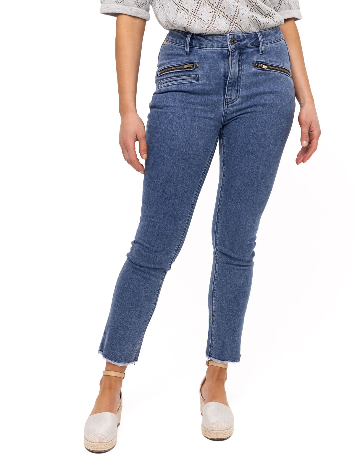Jeans Natural Flex Mujer Leman Azul Rockford