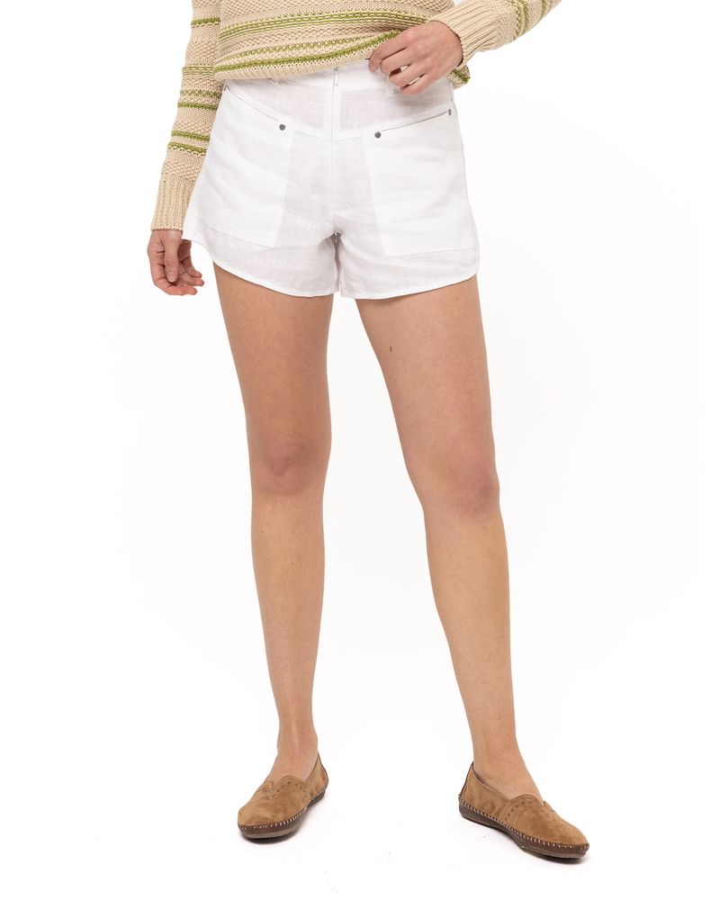 Short-Lino-Organico-Mujer-Vendres-Blanco-Rockford