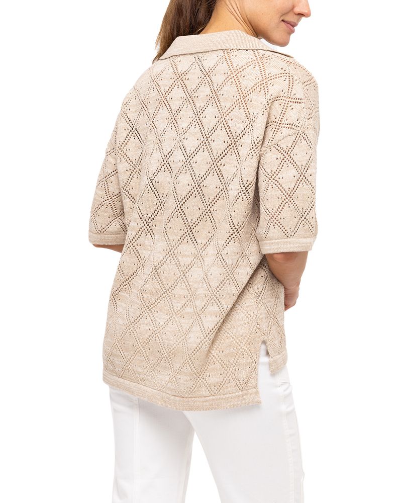 Polera-Algodon-Organico-Mujer-Caicos-Beige-Rockford