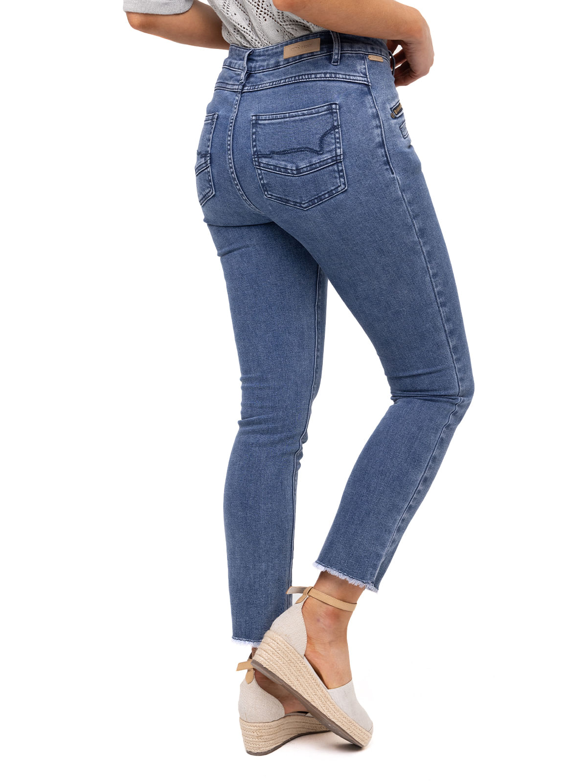 Jeans Natural Flex Mujer Leman Azul Rockford