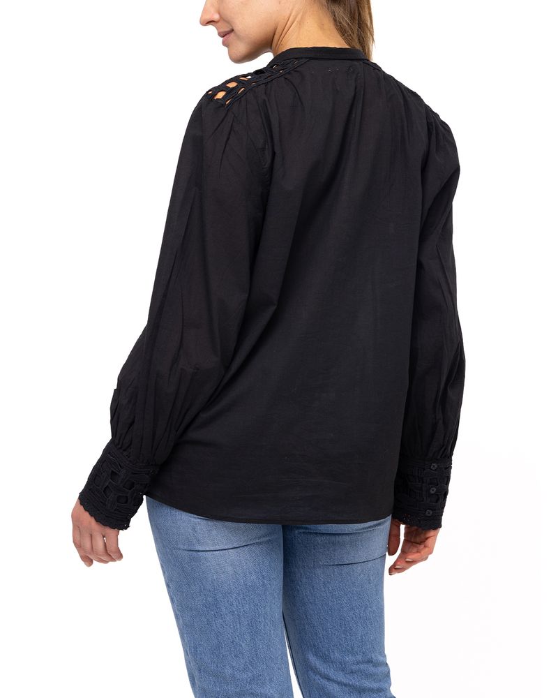 Blusa-Algodon-Organico-Mujer-Sahara-Negro-Rockford