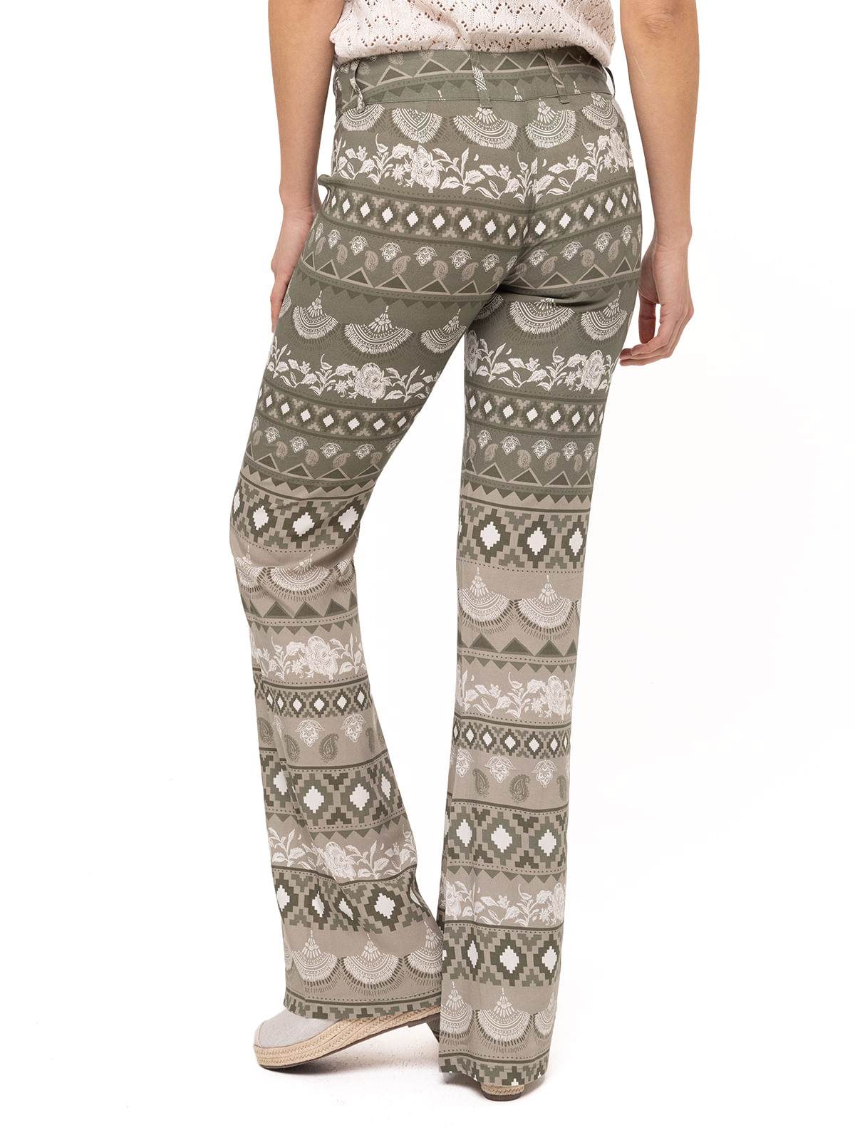 Pantalón Rayón Mujer Naussac Oliva Rockford