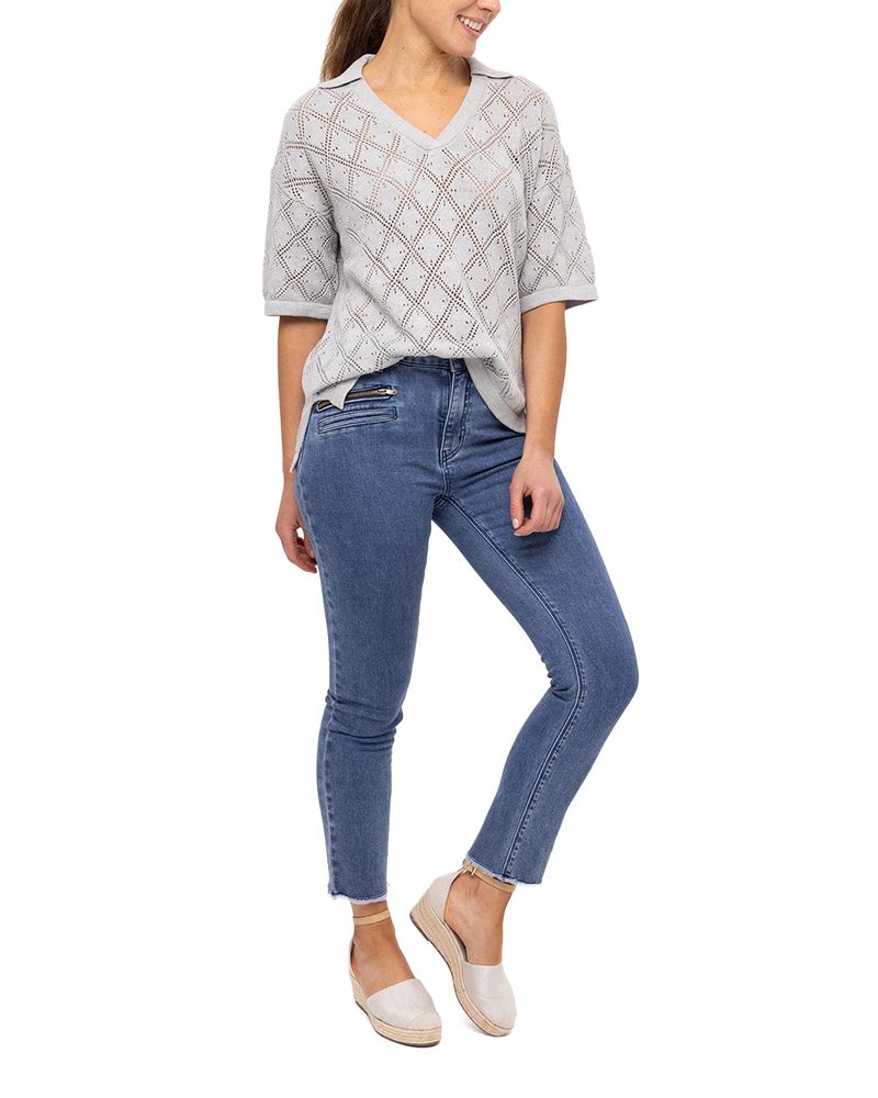 Polera-Algodon-Organico-Mujer-Caicos-Gris-Rockford