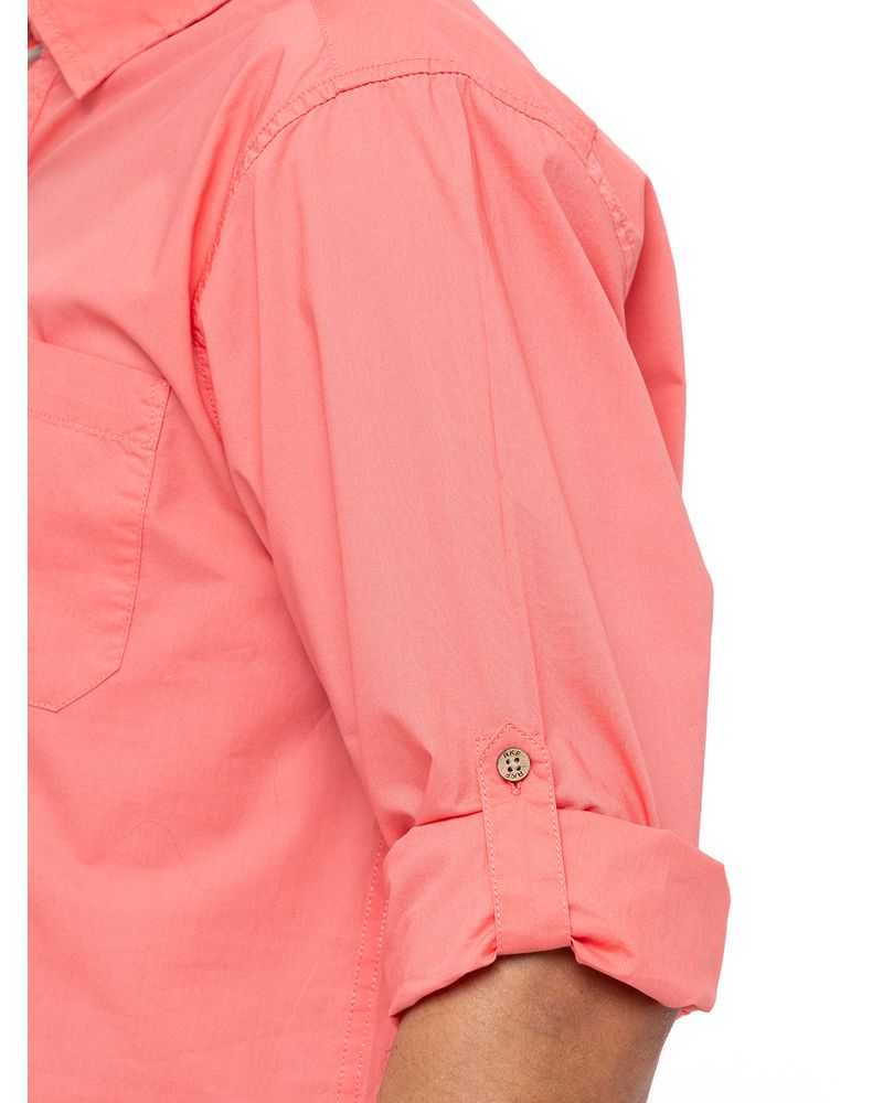 Camisa-Algodon-Organico-Hombre-Galiton-Coral-Rockford