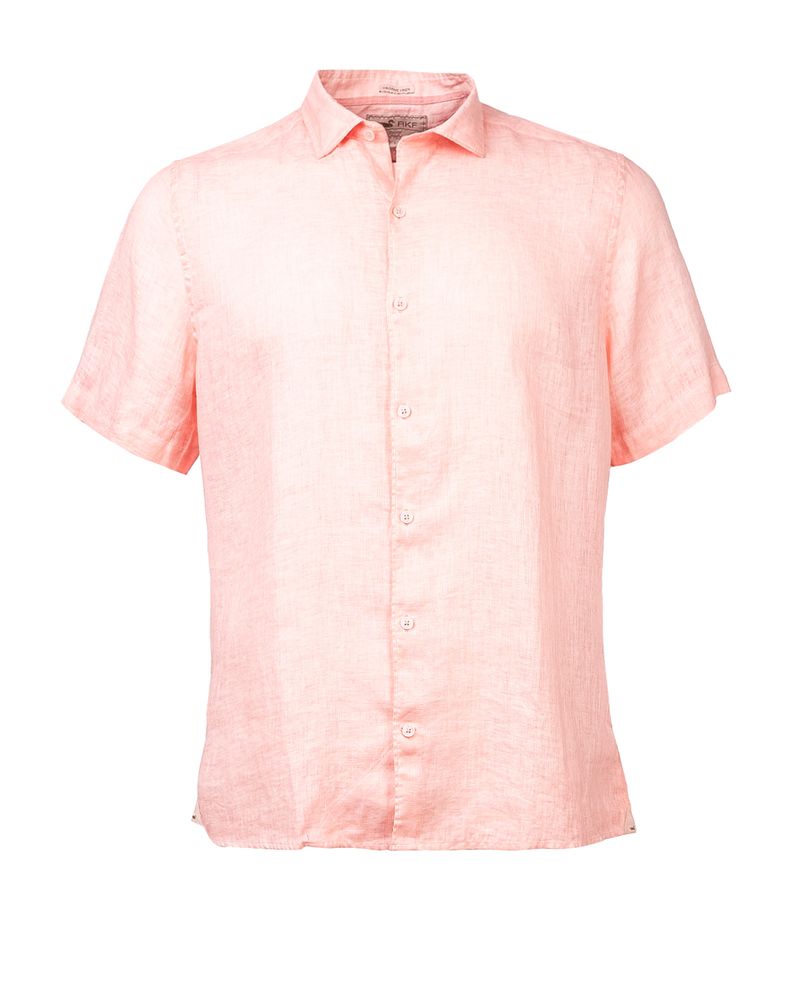 Camisa-Lino-Organico-Hombre-Linenjersey-Coral-Rockford