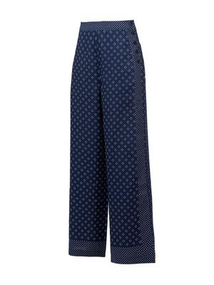 Pantalón Tencel Mujer Nazaire Azul Rockford