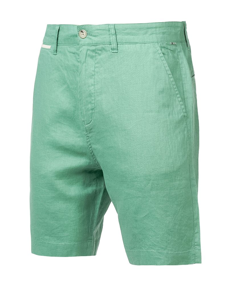 Short-Lino-Organico-Hombre-Linen-Verde-Rockford