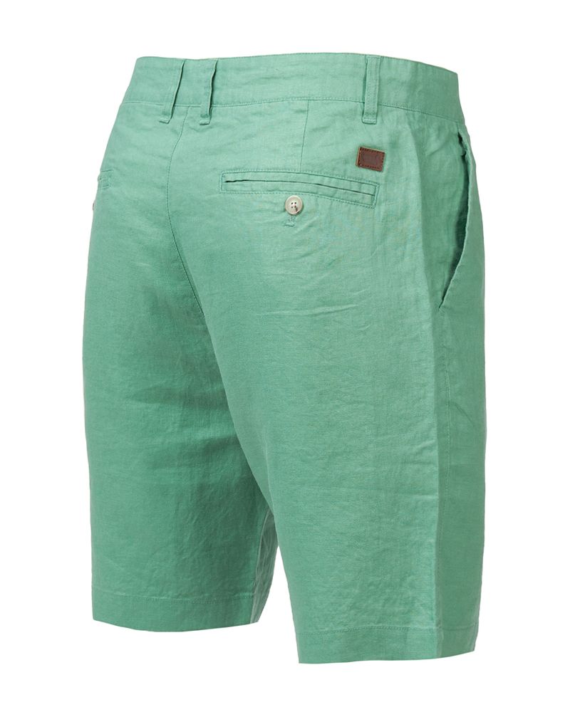 Short-Lino-Organico-Hombre-Linen-Verde-Rockford