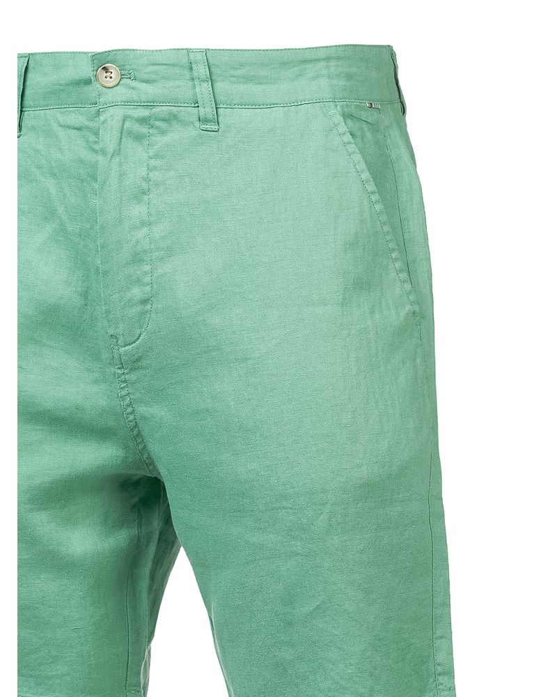 Short-Lino-Organico-Hombre-Linen-Verde-Rockford