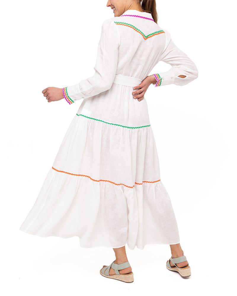 Vestido-Lino-Organico-Mujer-Ebano-Blanco-Rockford