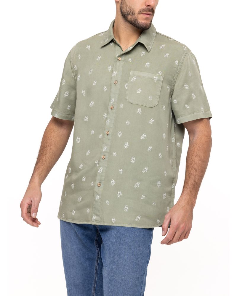 Camisa-Tencel-Hombre-Denimprint-Verde-Claro-Rockford