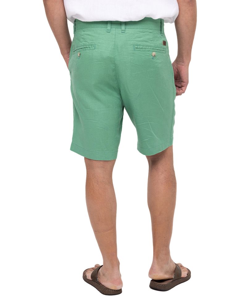Short-Lino-Organico-Hombre-Linen-Verde-Rockford