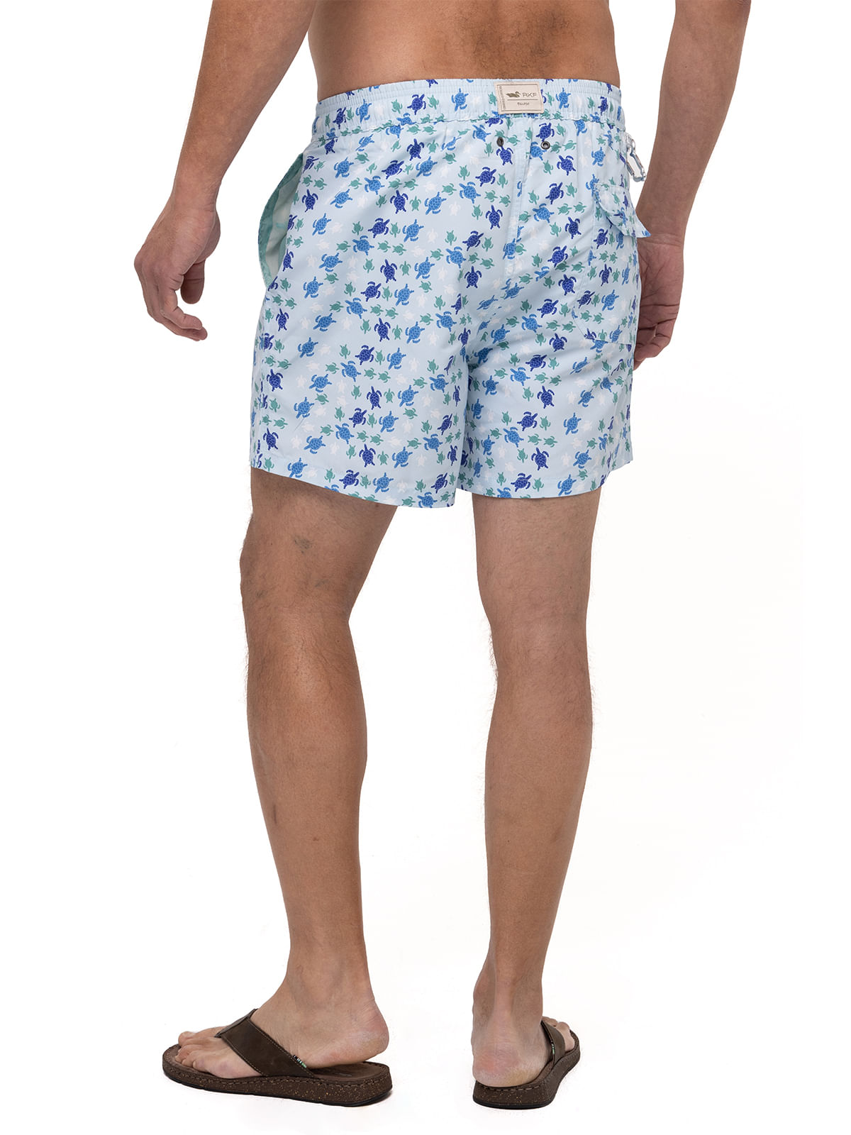 Traje De Baño Fibras Recicladas Hombre Izam Azul Cielo Rockford