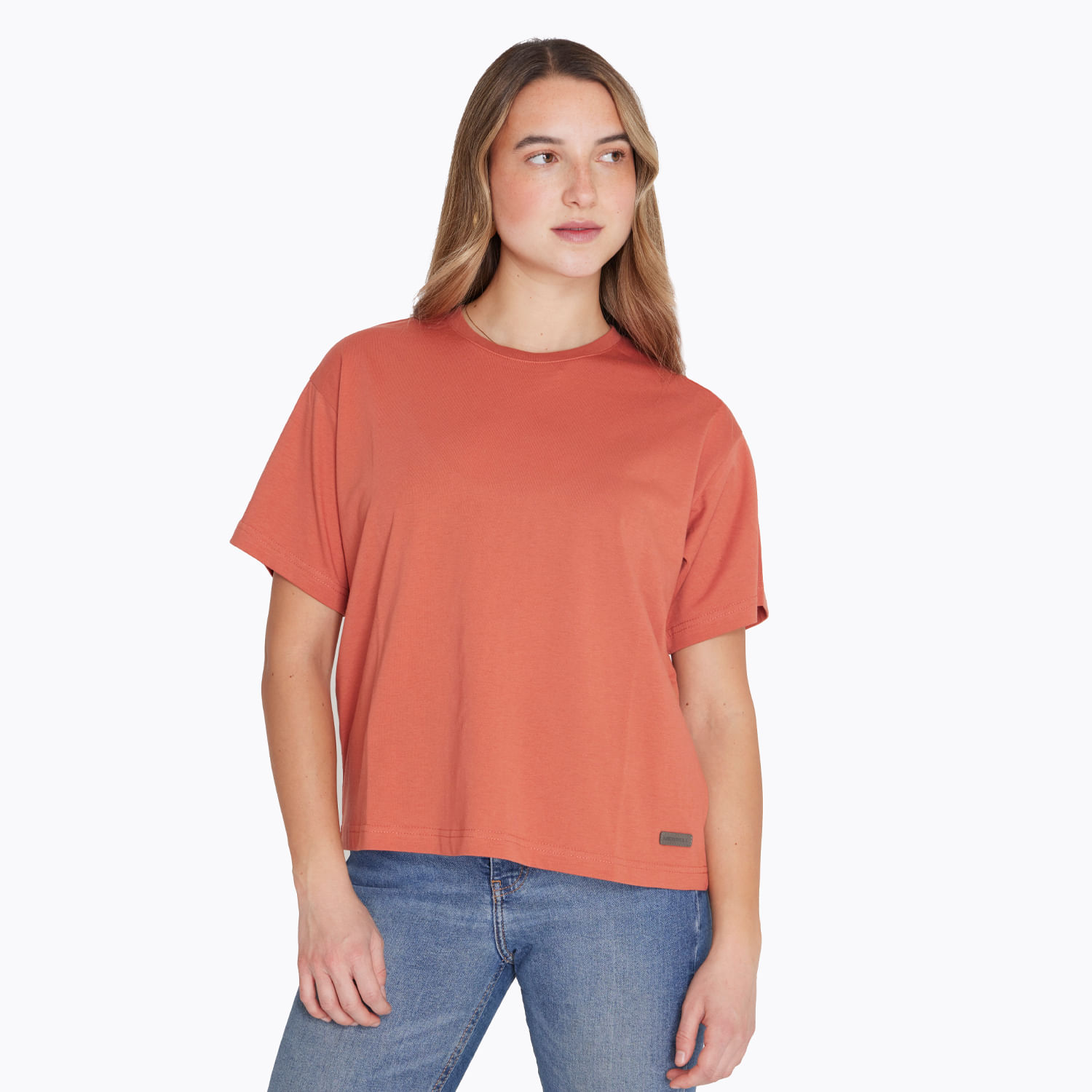 Polera discount naranja mujer