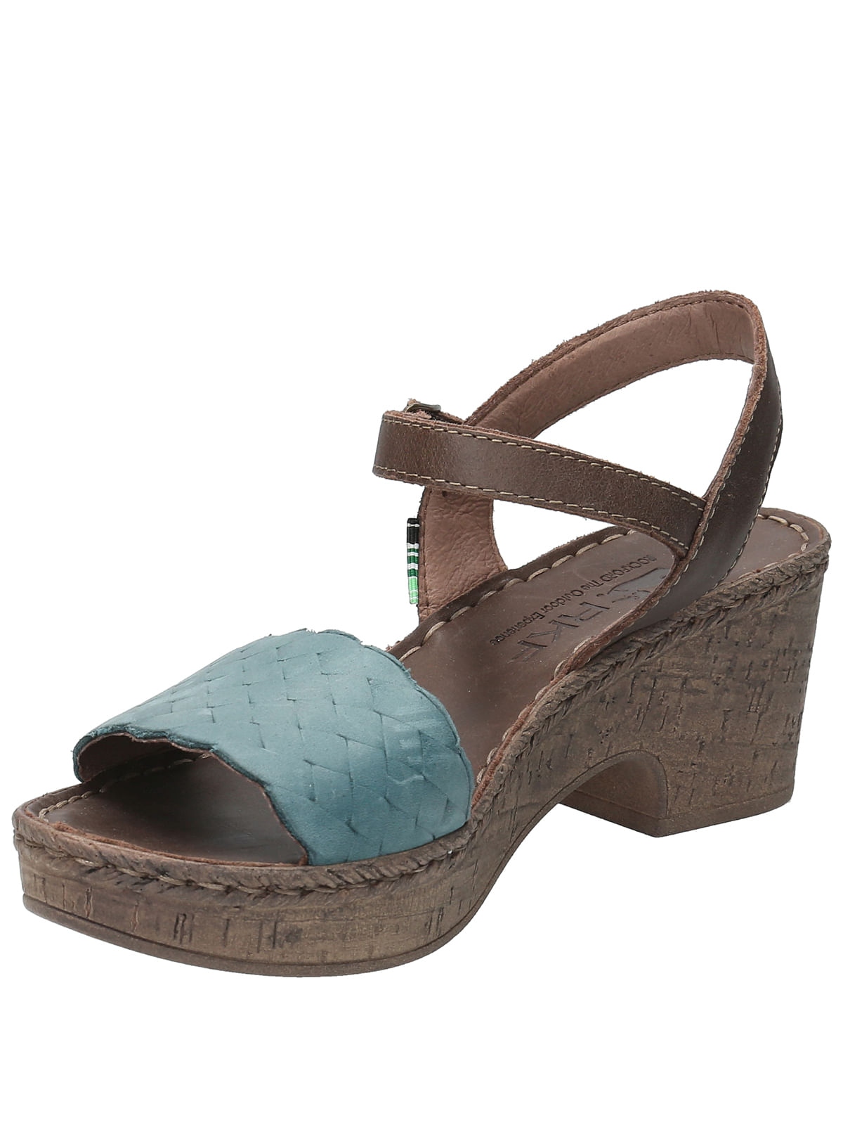 Sandalia Cuero Mujer Andre Verde Rockford