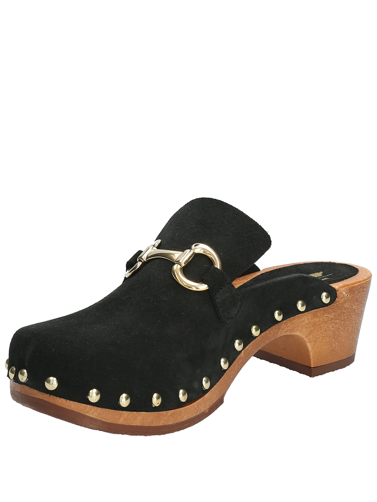 Sueco Cuero Mujer Como Negro Rockford