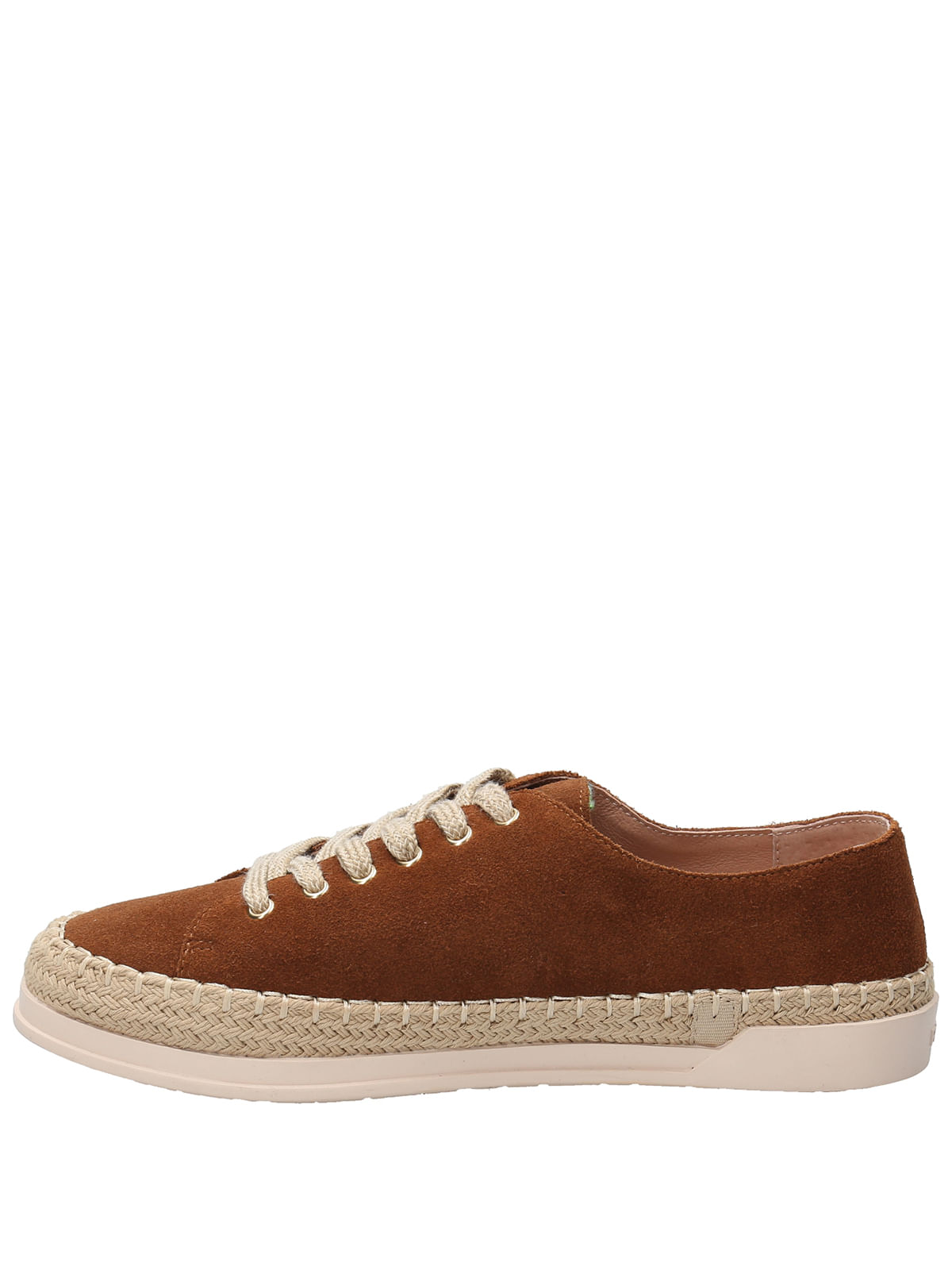 Zapatilla Cuero Mujer Lotus Café Rockford