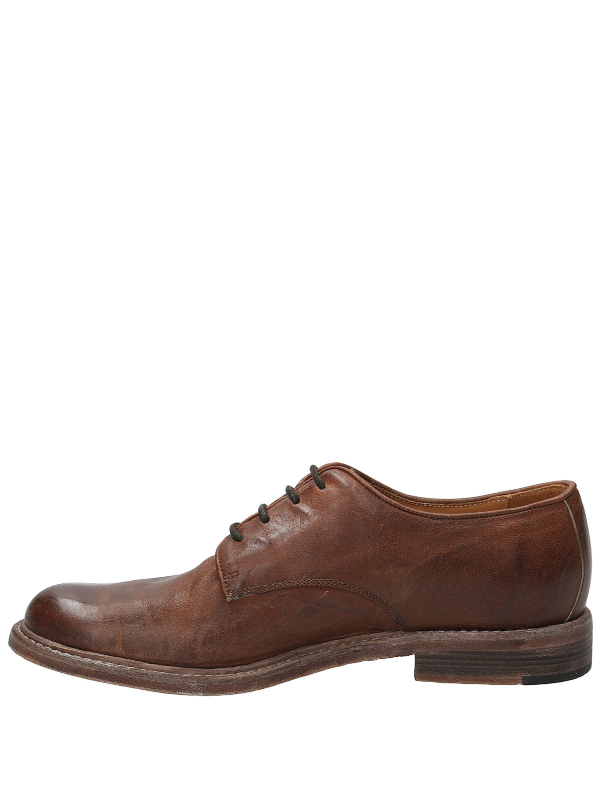 Zapato Cuero Hombre Corsini Café Oscuro Rockford