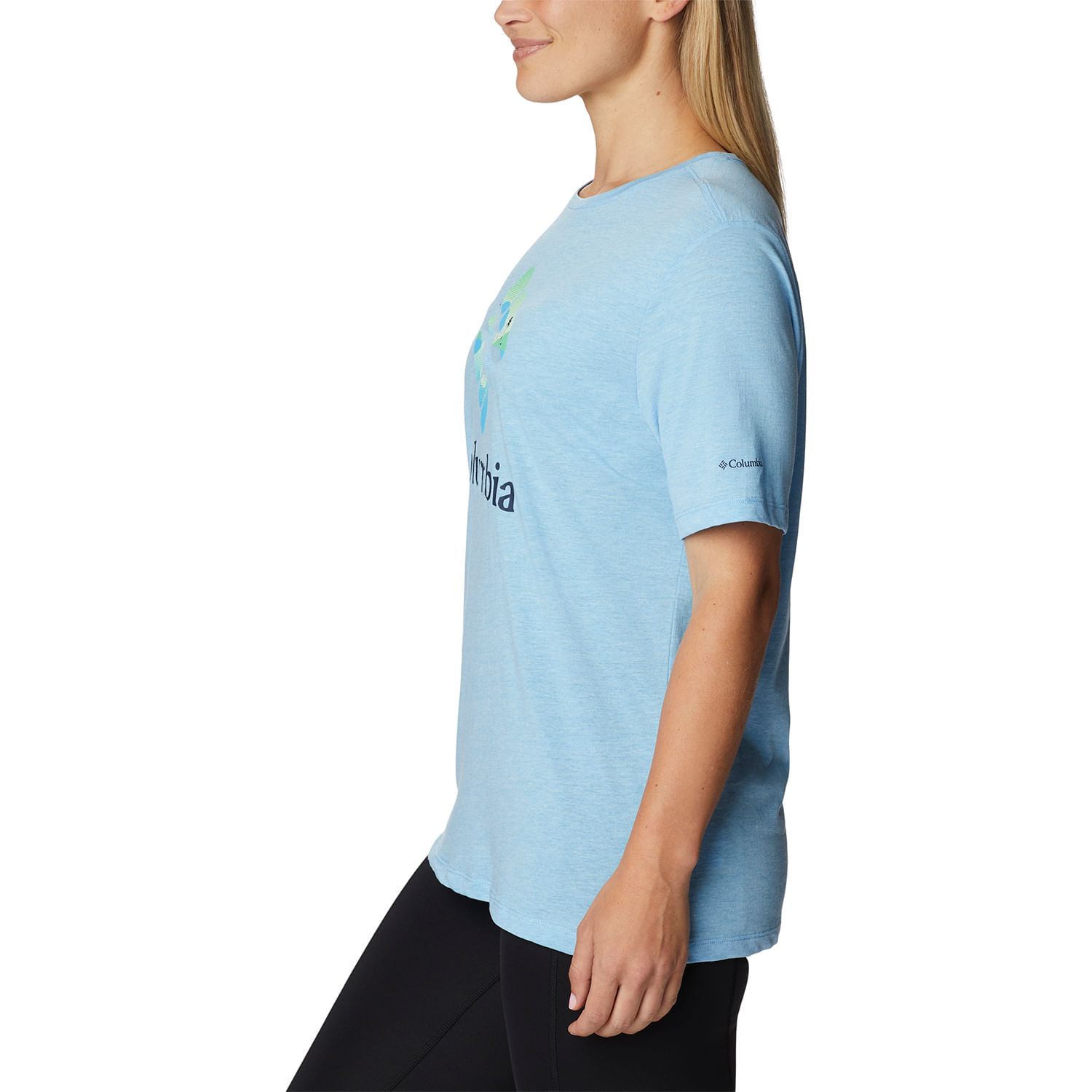 Polera Manga Corta Mujer Bluebird Day Relaxed Crew Neck Columbia