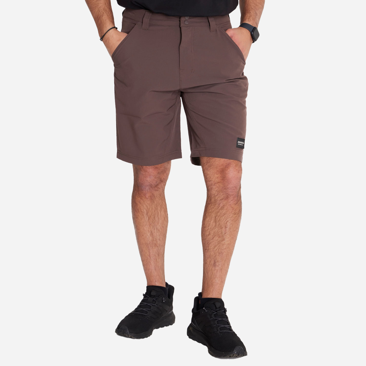 Short Hombre Walkshort Gris Oscuro Merrell