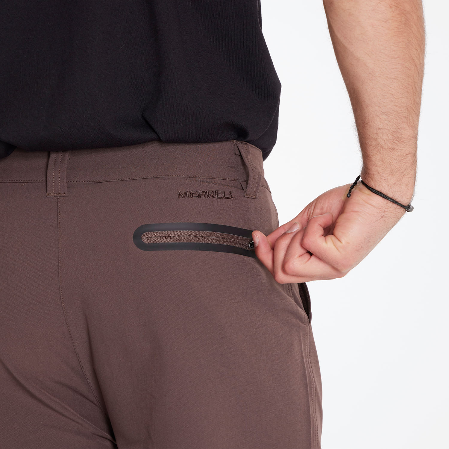 Short Hombre Walkshort Gris Oscuro Merrell