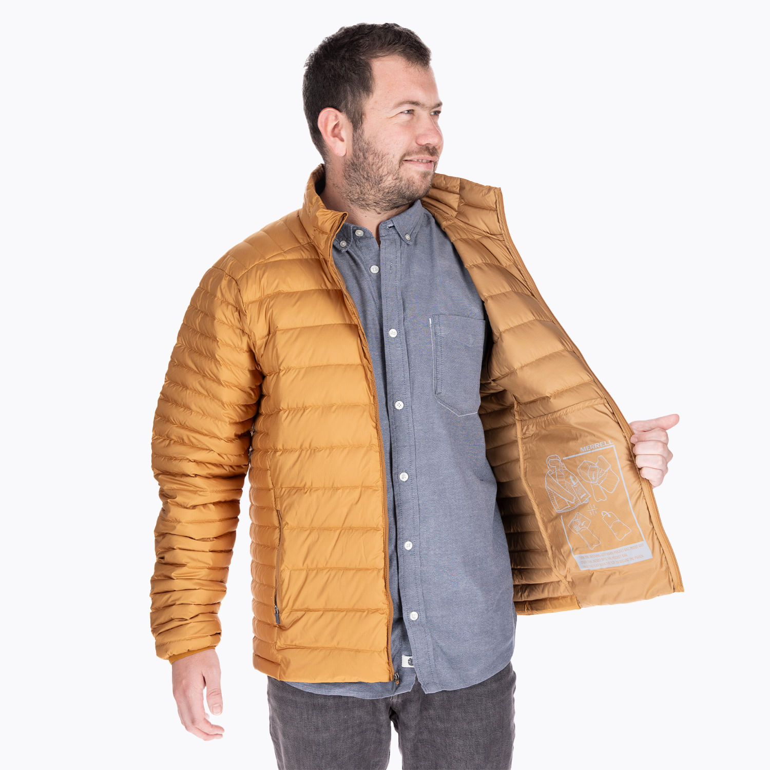 Parka Hombre Ridgevent Jacket Caramelo Merrell
