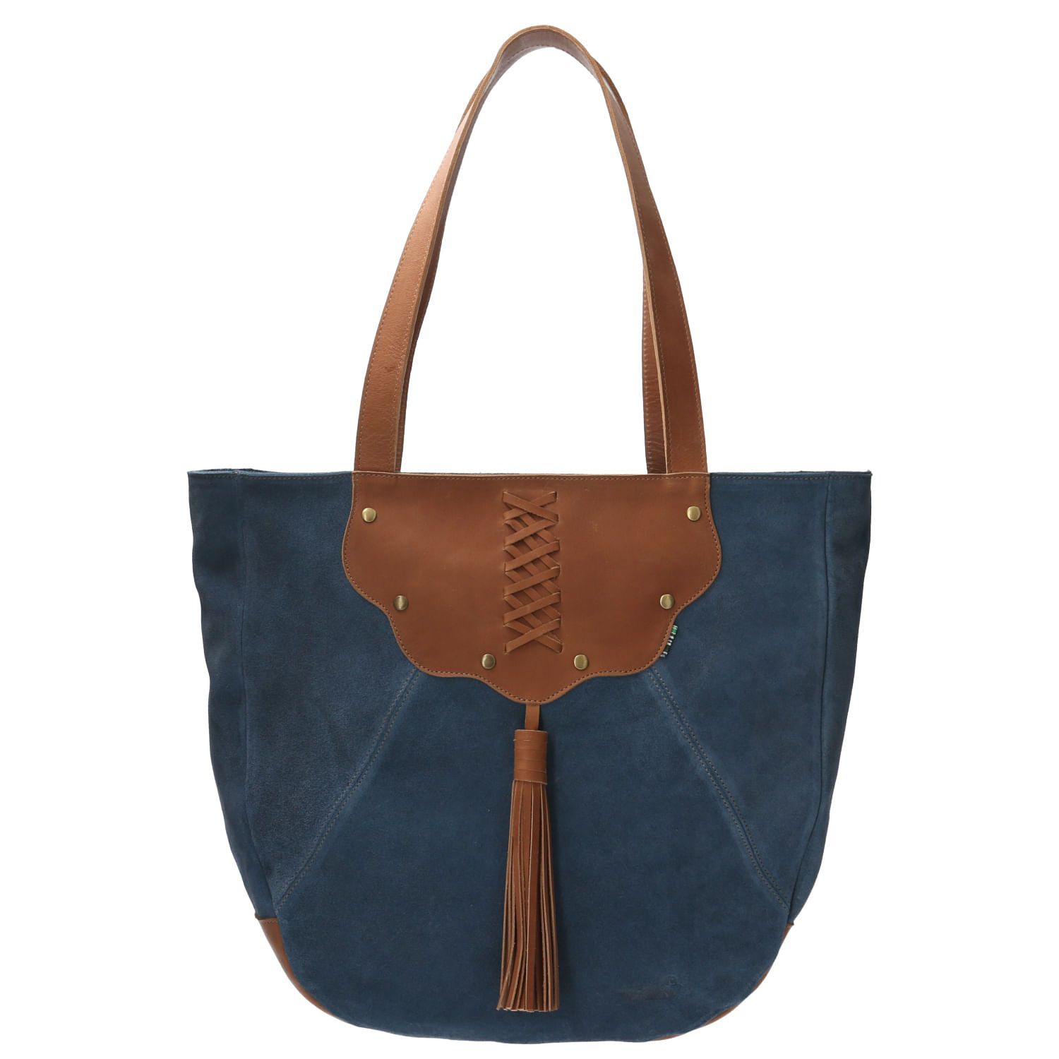 Cartera Cuero Mujer Mariani Tote Azul Rockford