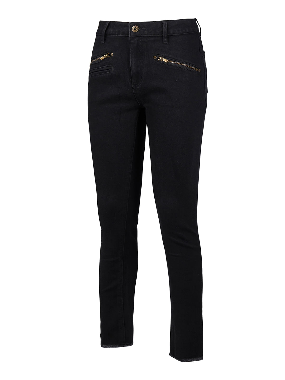 Jeans Natural Flex Mujer Leman Negro Rockford