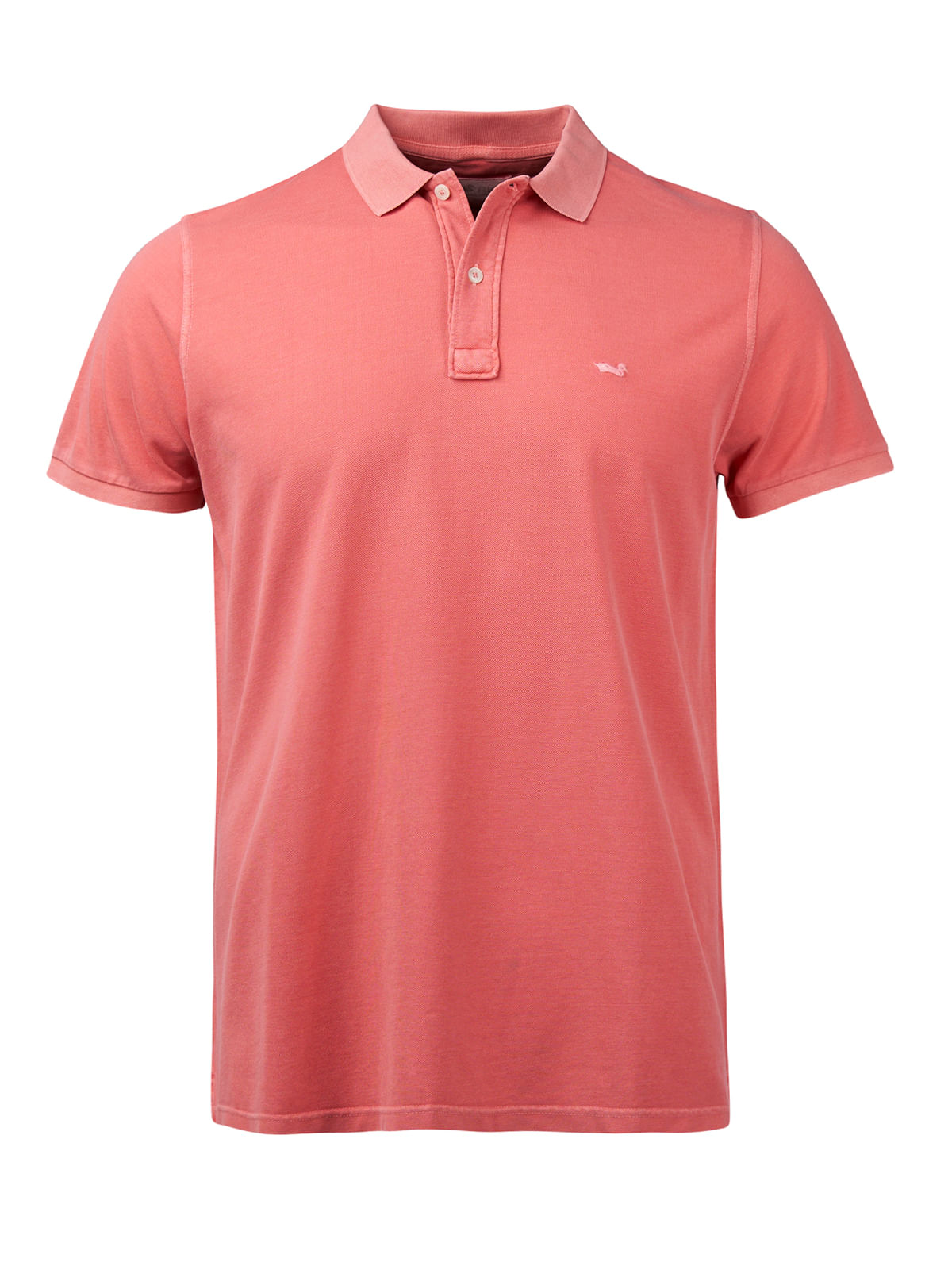 Polera Algodón Orgánico Hombre Piquepro Coral Rockford