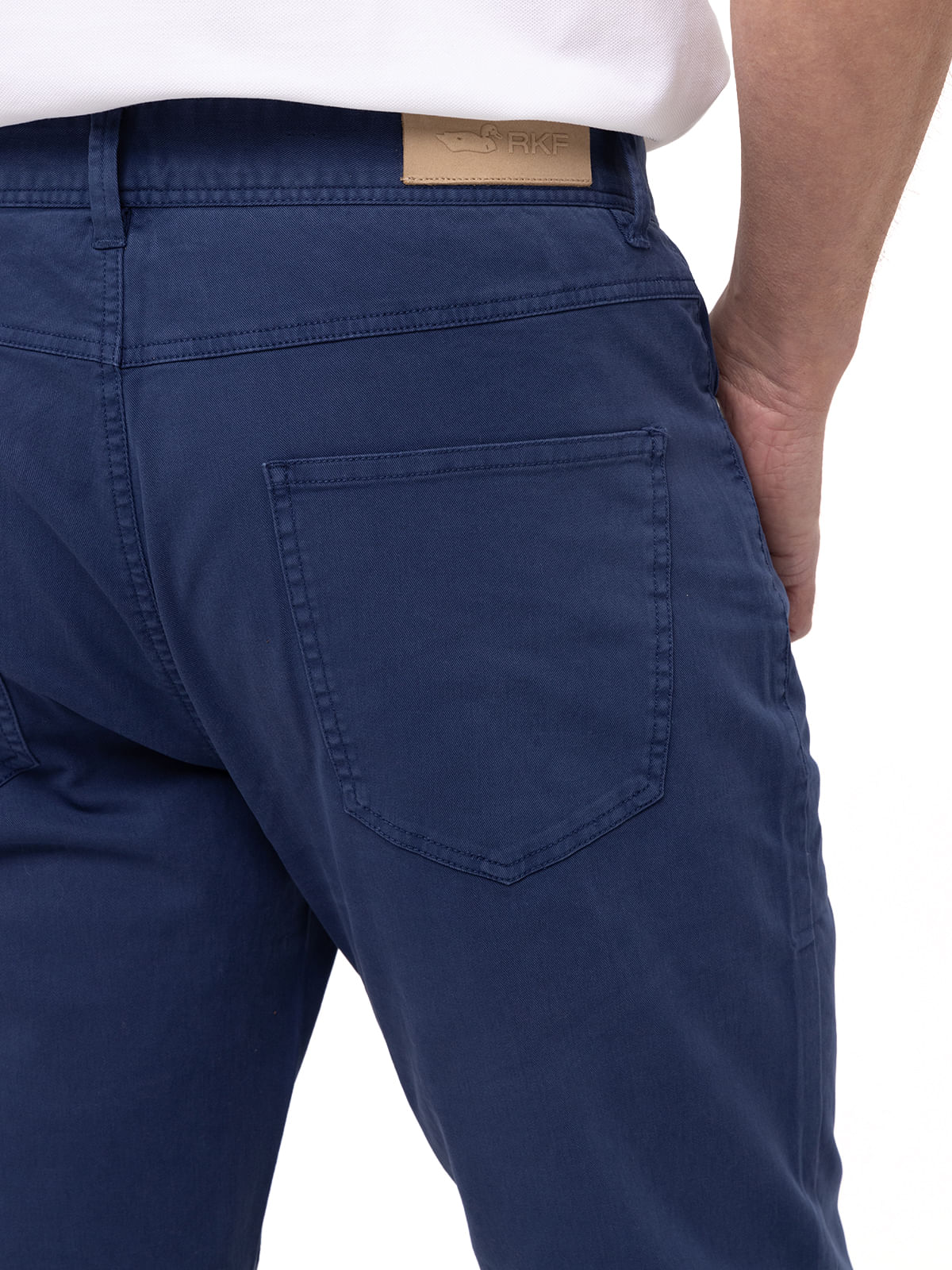 Pantalón Natural Flex Hombre Five Azul Rockford