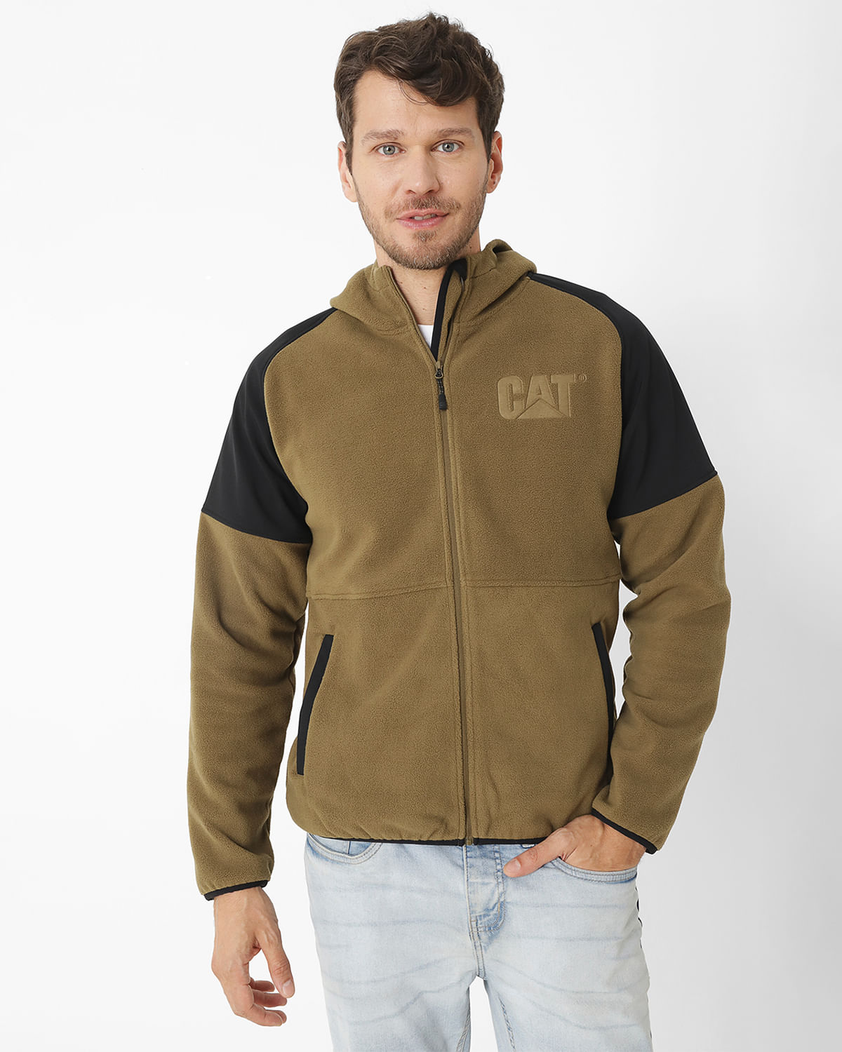 Chaqueta Casual Hombre Terrain Jacket Verde Cat-Cat Chile - Cat