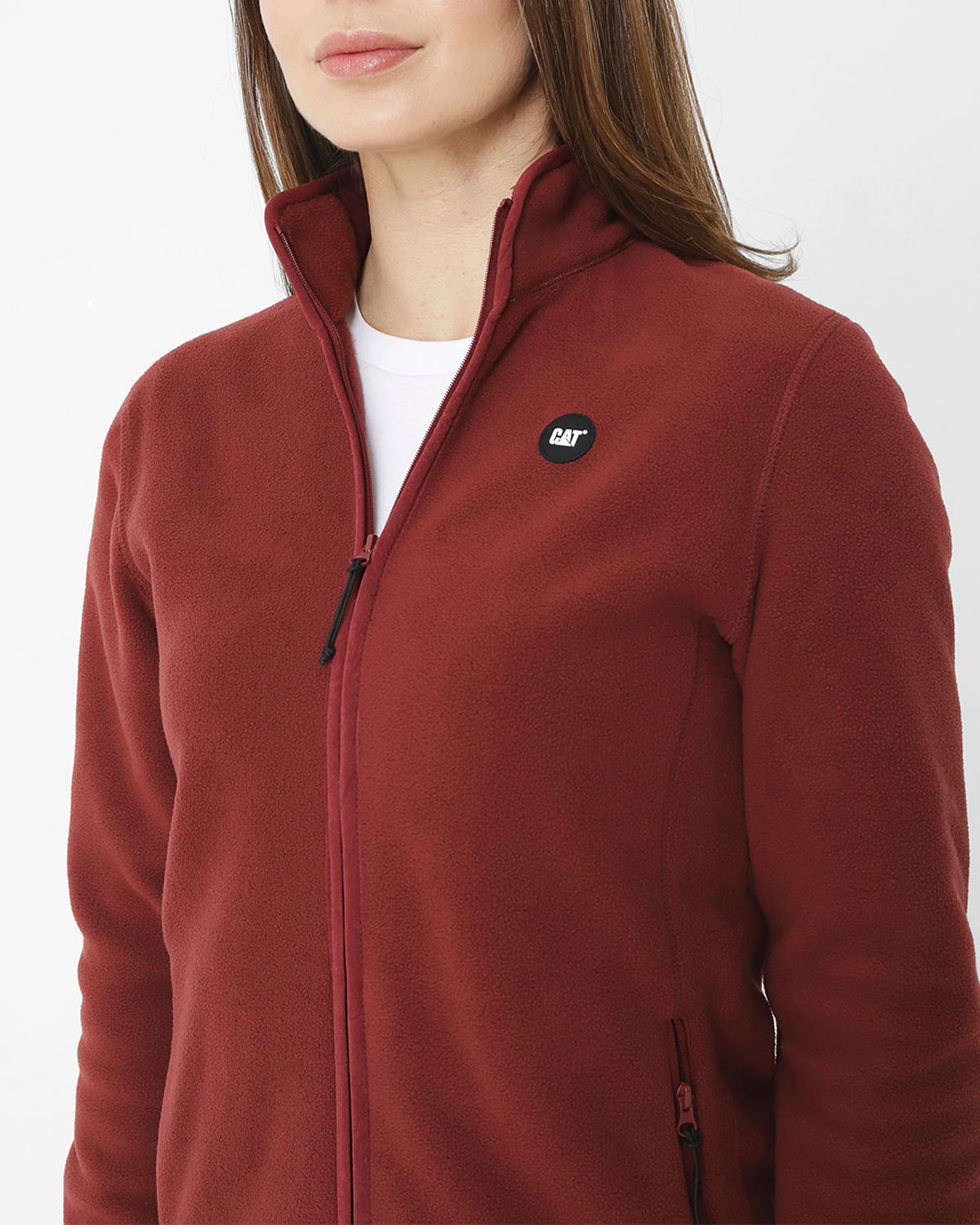 Polar Casual Mujer POLAR FLEECE FULL ZIP JACKET ROJO CAT