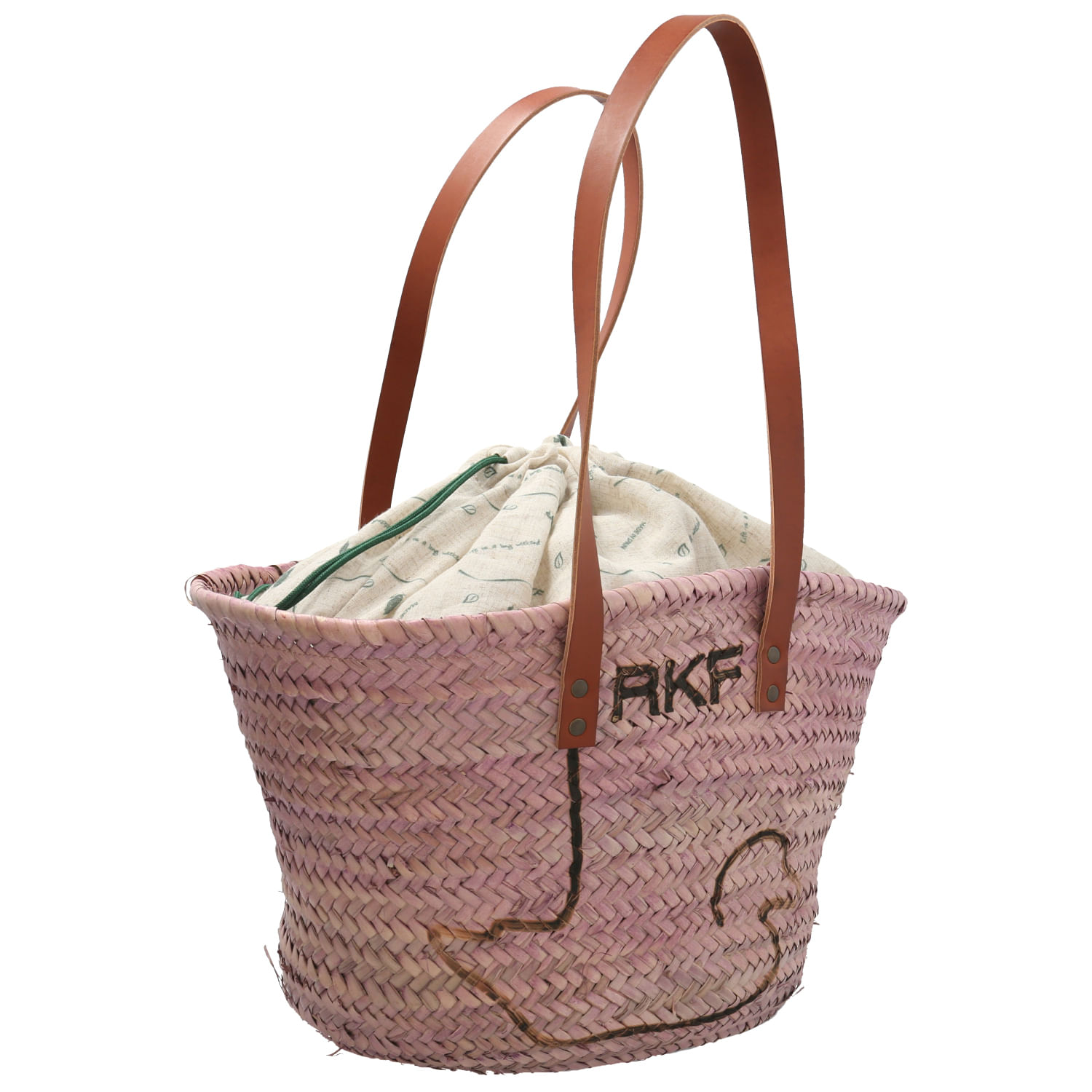 Cartera Rafia Mujer Rkf Malaga Rosado Rockford