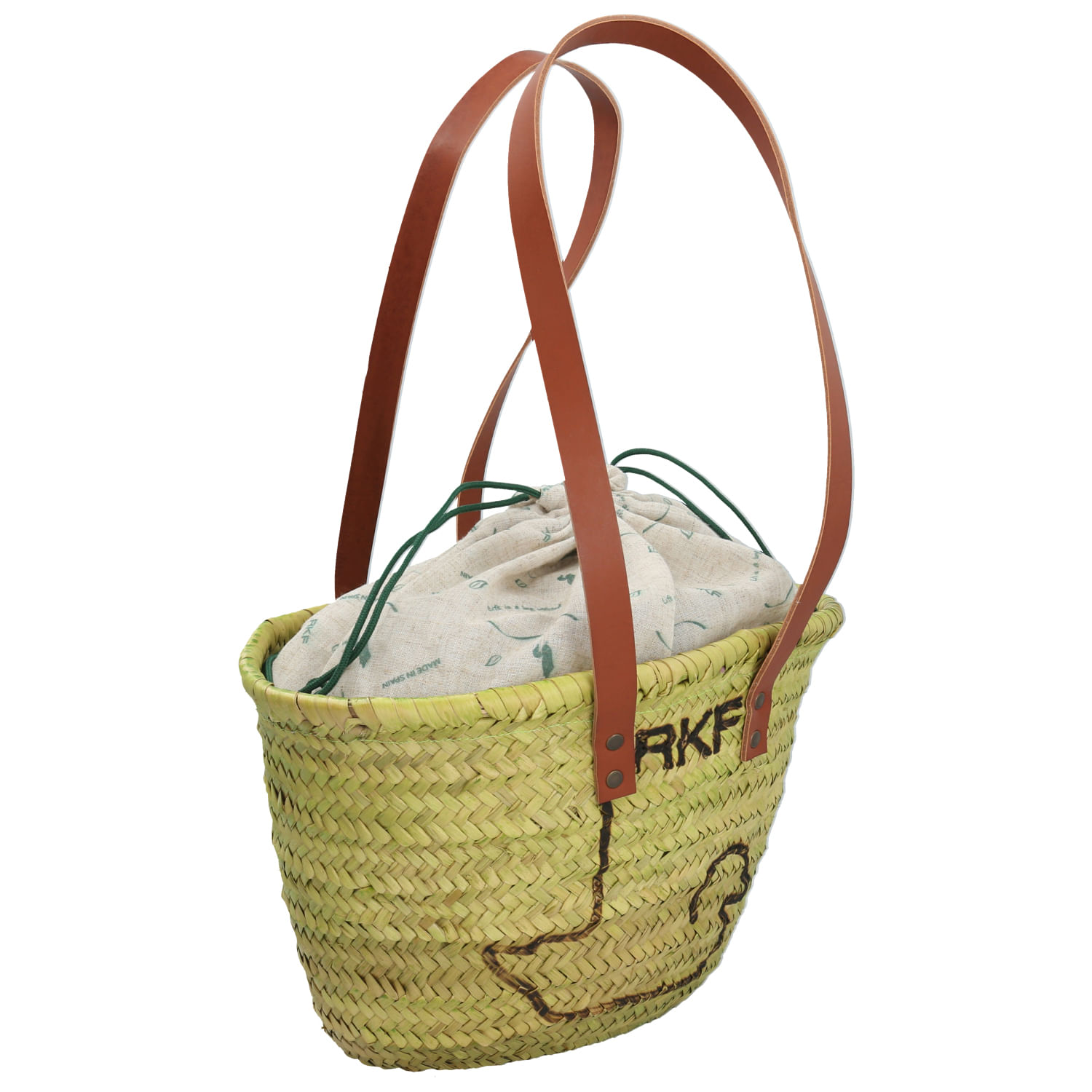 Cartera Rafia Mujer Rkf Valencia Verde Rockford
