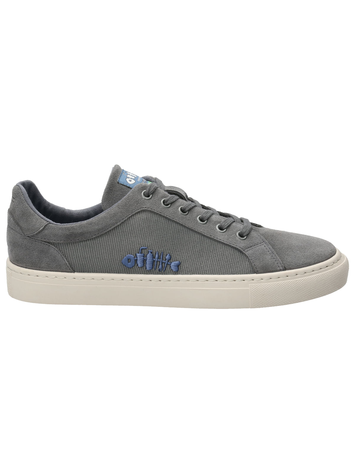 Zapatilla Cuero Hombre Tifon Gris Rockford