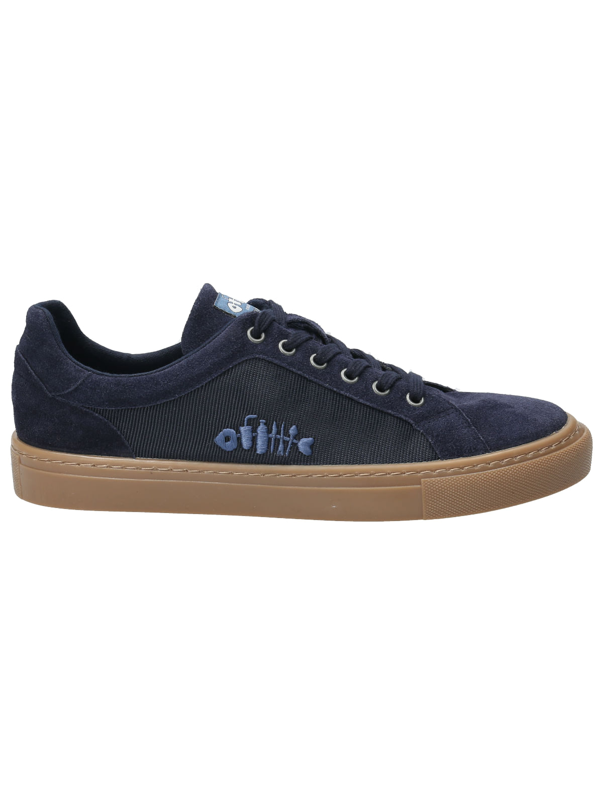 Zapatilla Cuero Hombre Tifon Azul Rockford