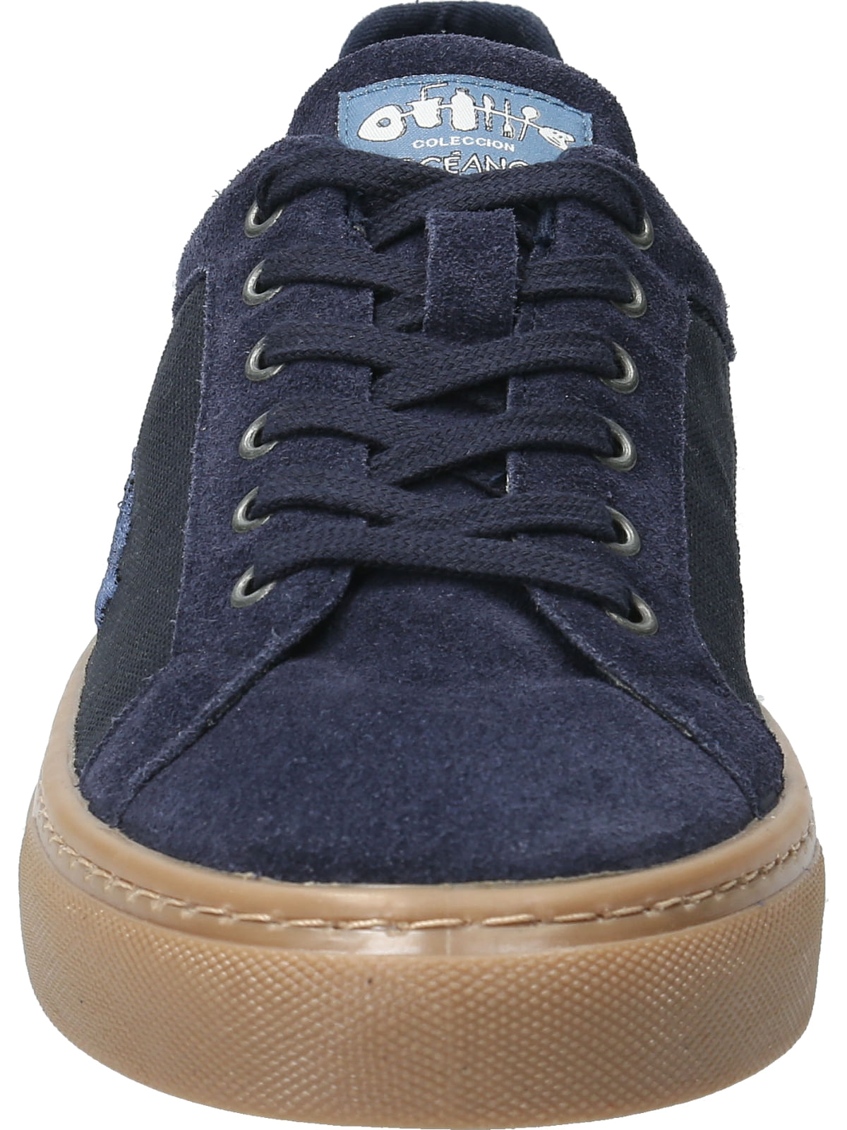 Zapatilla Cuero Hombre Tifon Azul Rockford